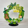 "Hello World" Baby Magnets S/2
