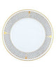 Dinner Plate Gray Art Deco
