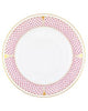 Dinner Plate Raspberry Art Deco