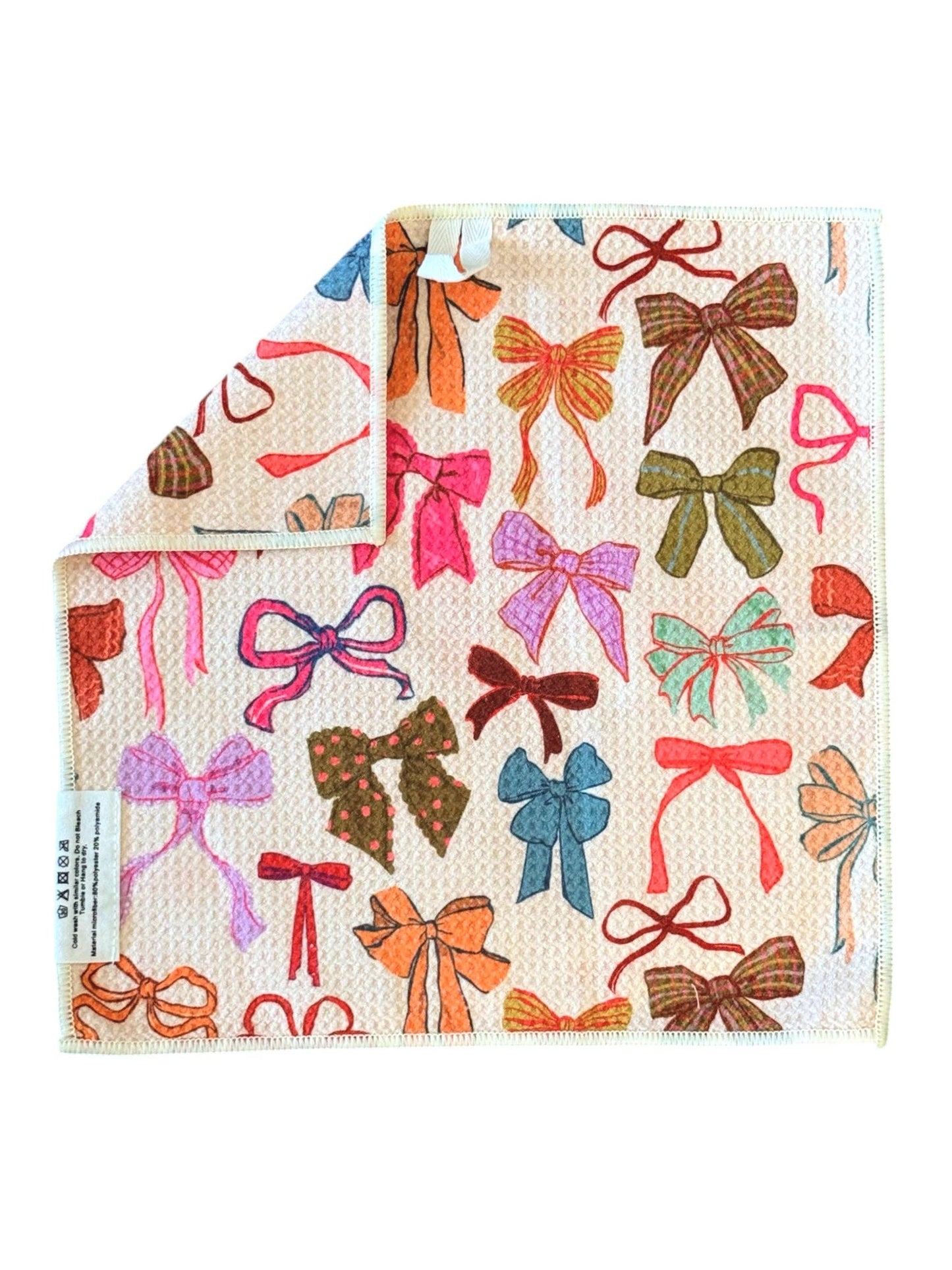 Perfectly Tied: Double-Sided Washcloth