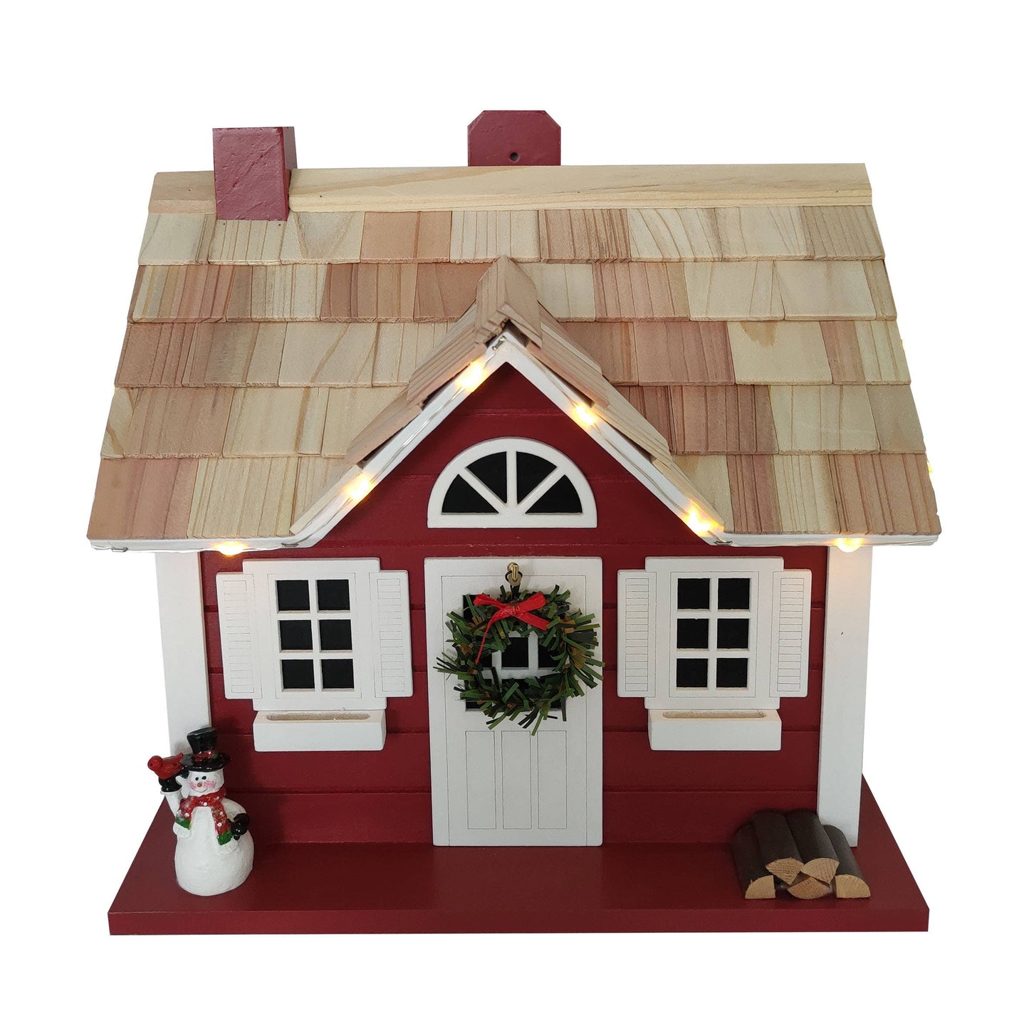 Birdhouse Cape Cottage  w/L.E.D Lights