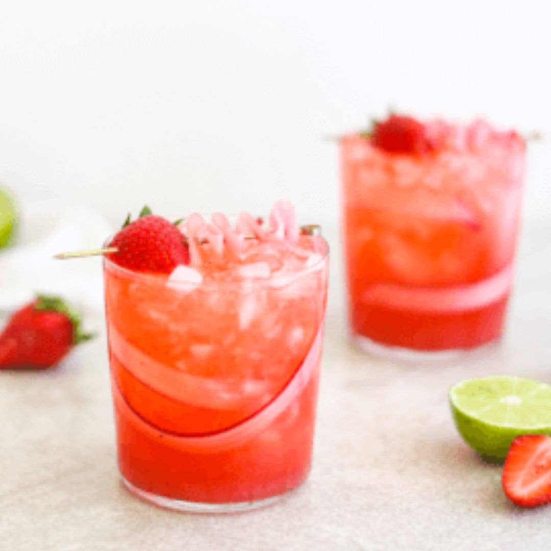 Strawberry & Basil Cocktail and Mocktail Mixer