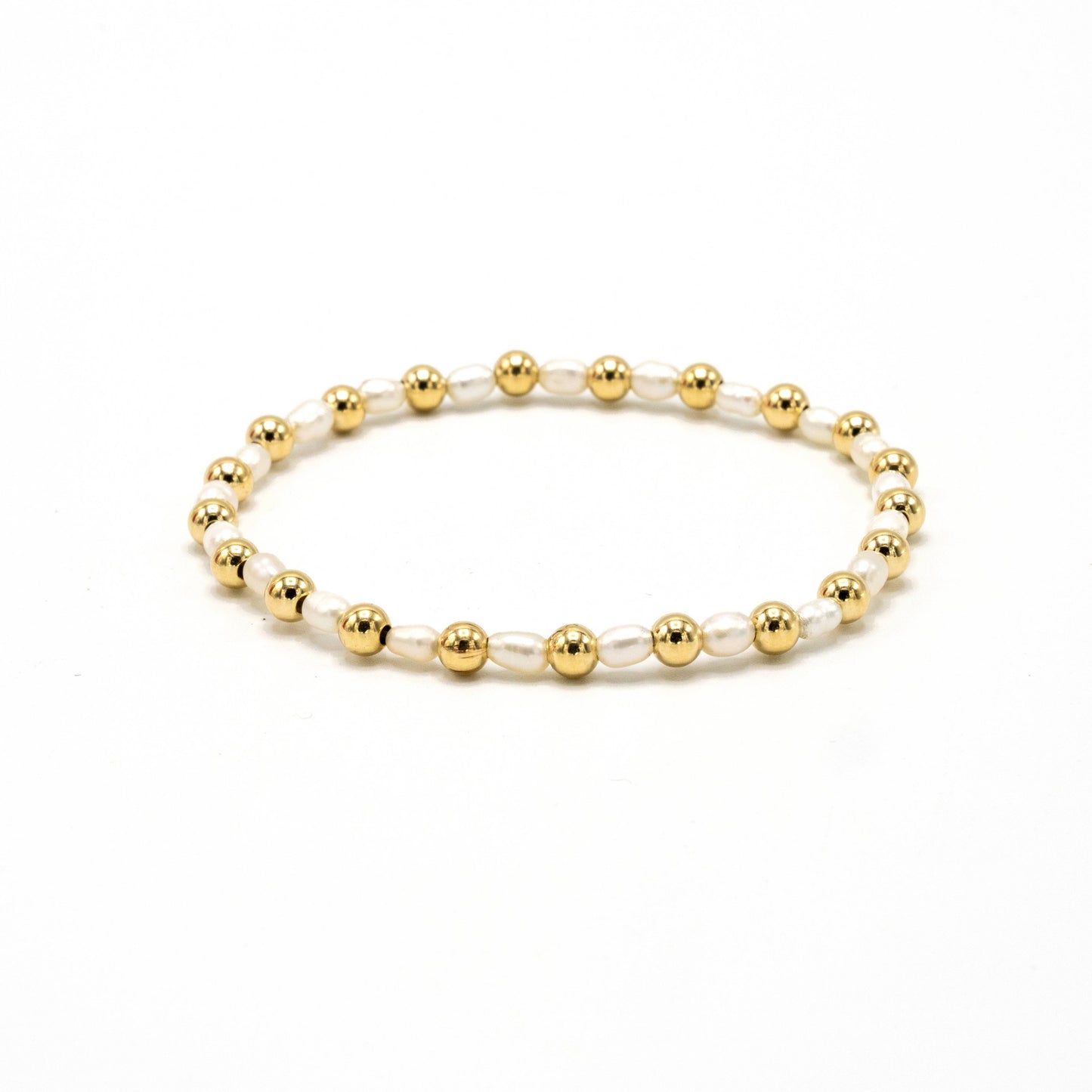 Montauk Gold and Pearl  Bracelet-Erin Gray