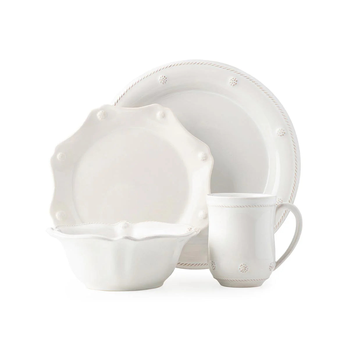 Juliska Berry & Thread Dinnerware-Whitewash