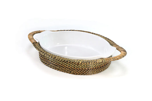 Baker Oval with Handles