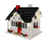 Birdhouse Caroler's Cape House w/LED Lights