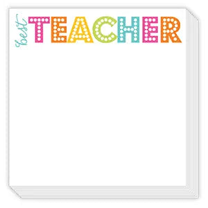 Best Teacher Luxe Note Pad