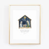 Nativity  Scripture Print