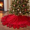 Sequin Bow Velvet Tree Skirt