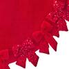 Sequin Bow Velvet Tree Skirt