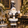 Black and White Champagne Santa