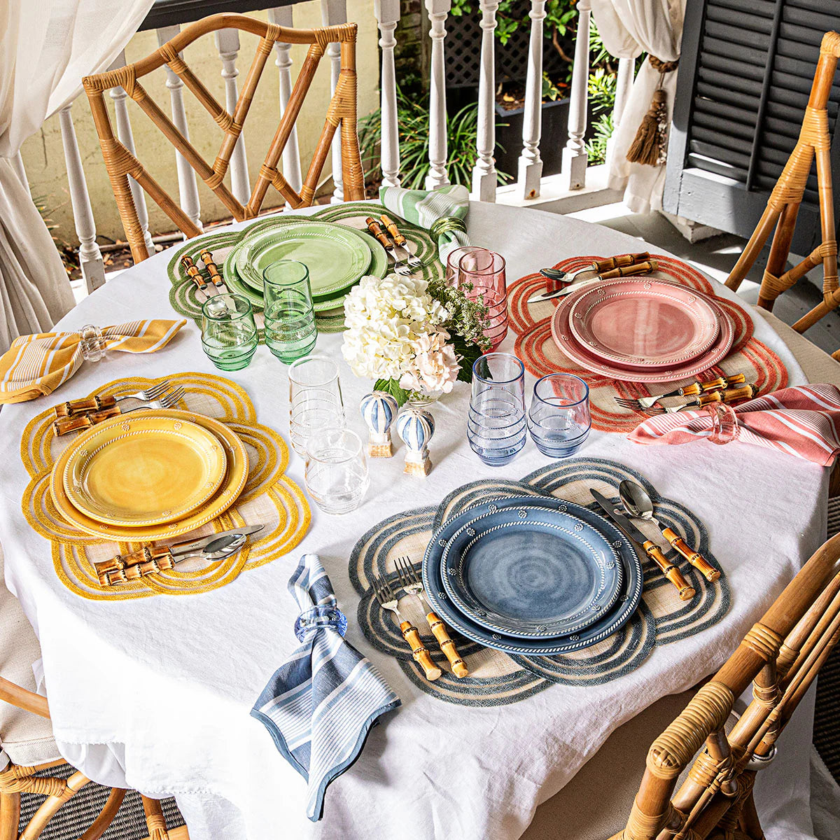 Set/4 Melamine Dinner Plates-Juliska