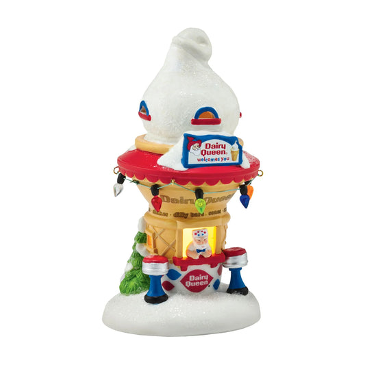Christmas Village DQ Cone House