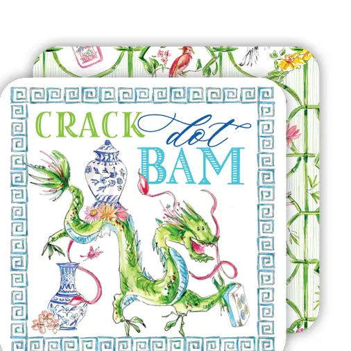 Crack Dot Bam Coasters