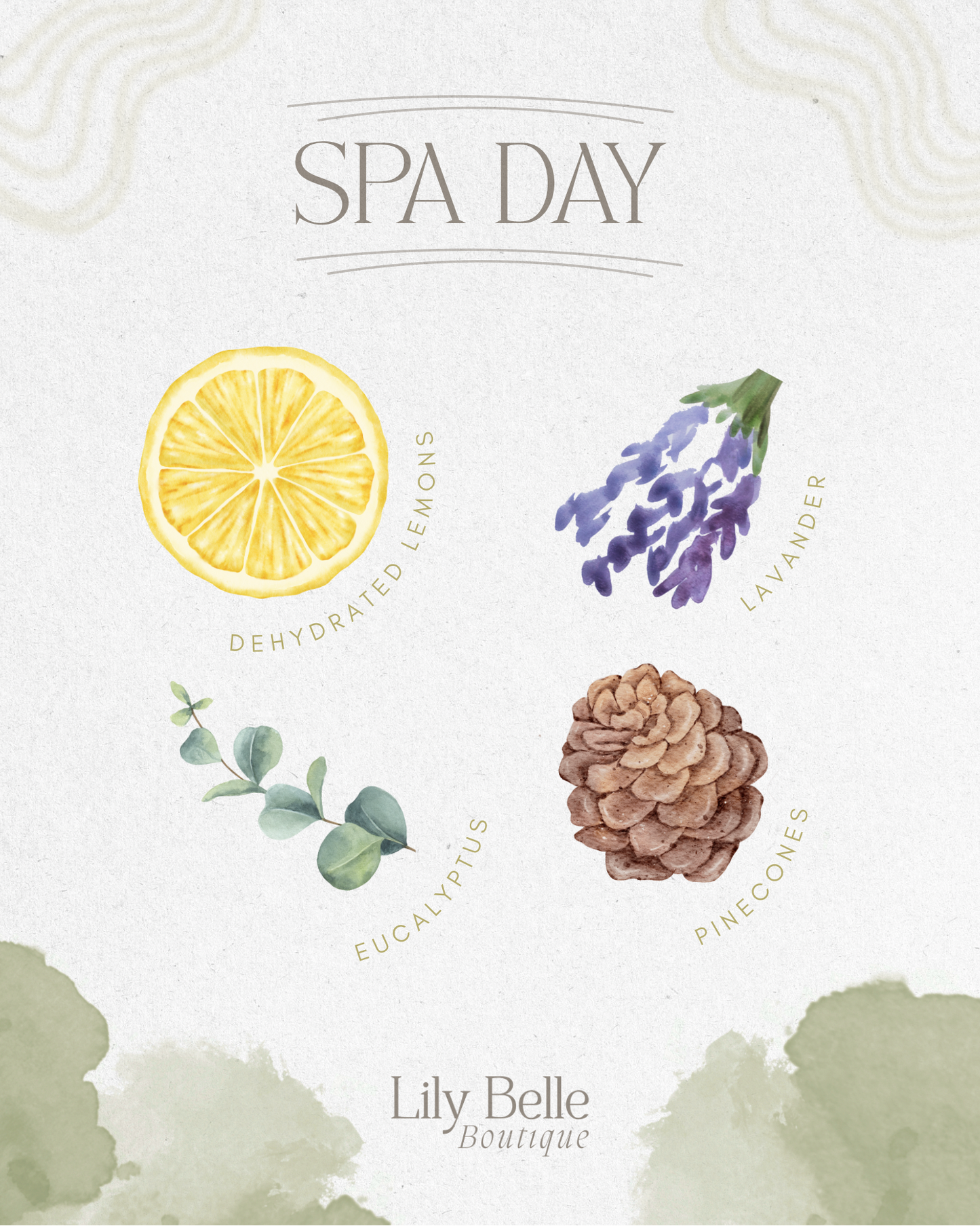 Spa Day/Lemon Lavender Eucalyptus Simmer Potpourri