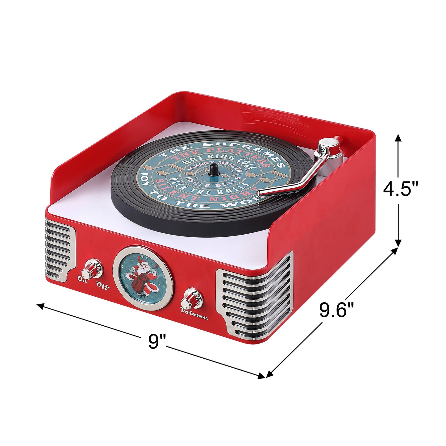 9in. Retro Record Player