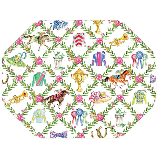 Derby Icons with Trellis Posh Placemats