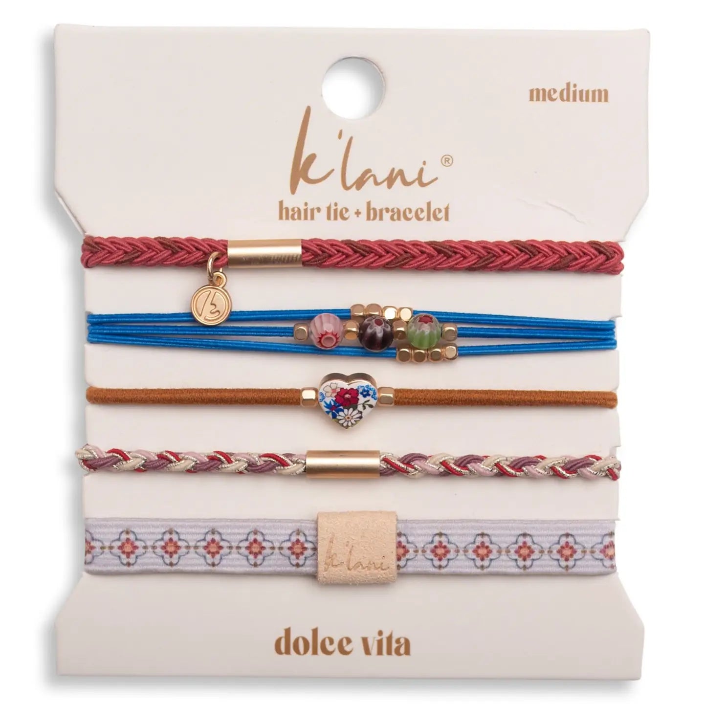 Hair Tie/Bracelet Sets-K'lani