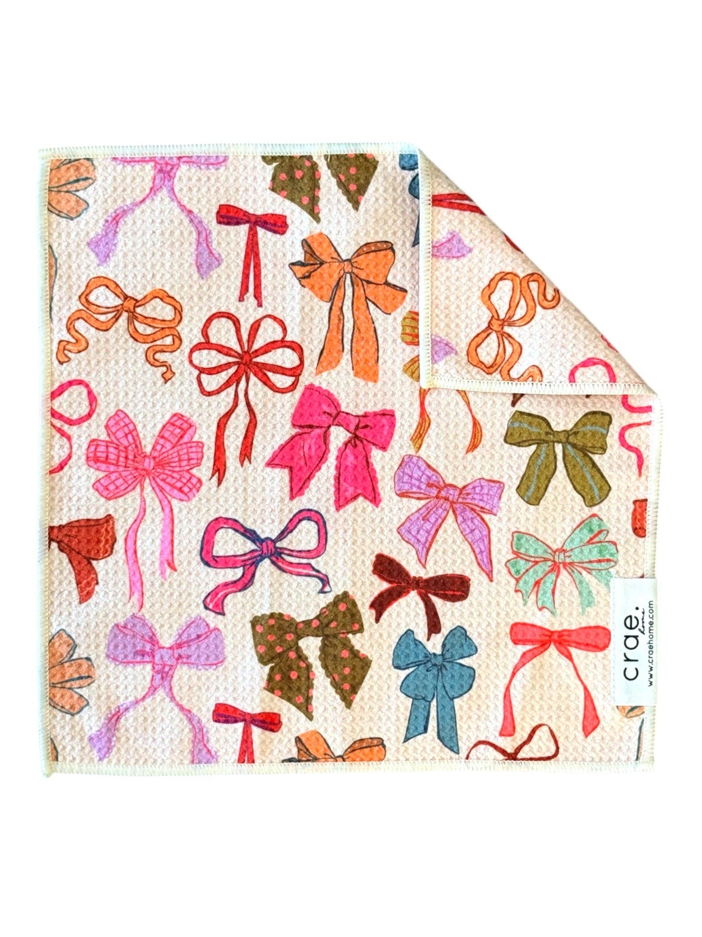 Perfectly Tied: Double-Sided Washcloth