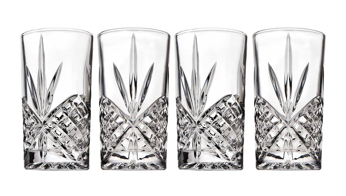 Set/4  Dublin Crystal Highball Glasses