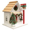 Birdhouse Holiday Sign Post
