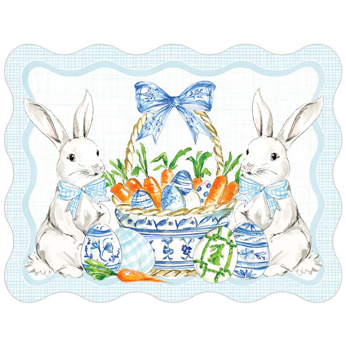 Easter Basket with Bunnies Posh Placemats