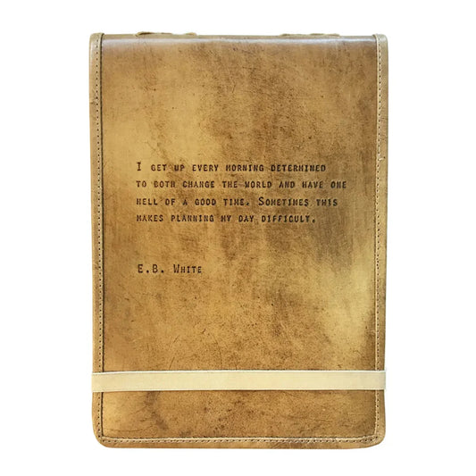 E. B. White Leather Journal