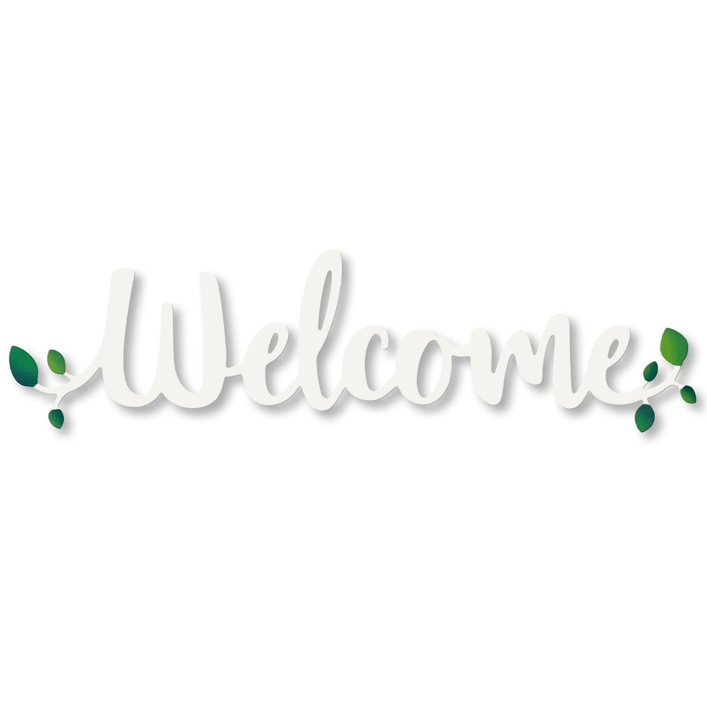"Welcome" Magnetic Word w/ Greenery