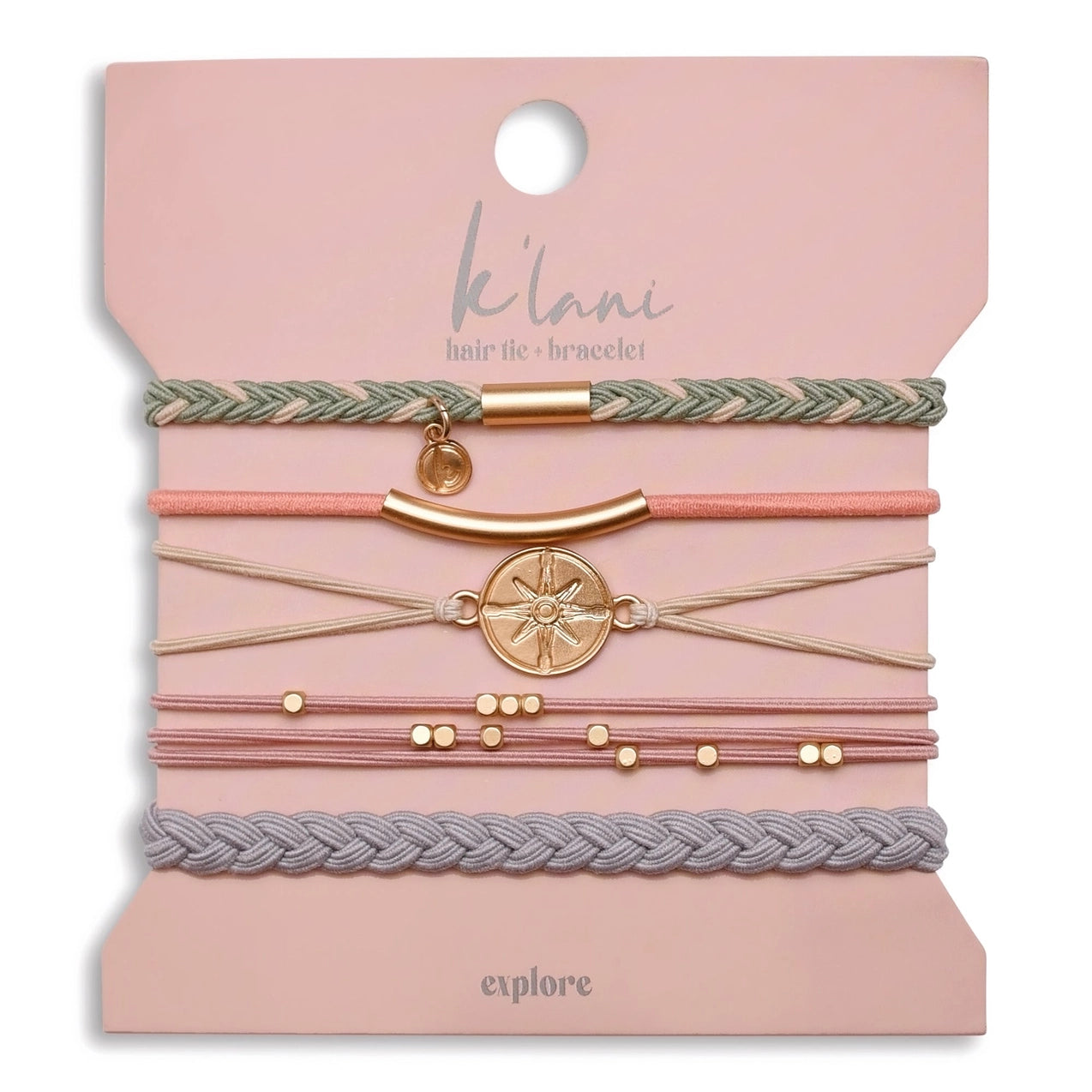 Hair Tie/Bracelet Sets-K'lani