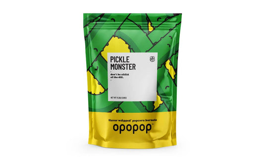 Pickle Monster  Big Bags Popcorn Kernels Opopop
