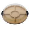 Bamboo Round Make and Take with Black Handles