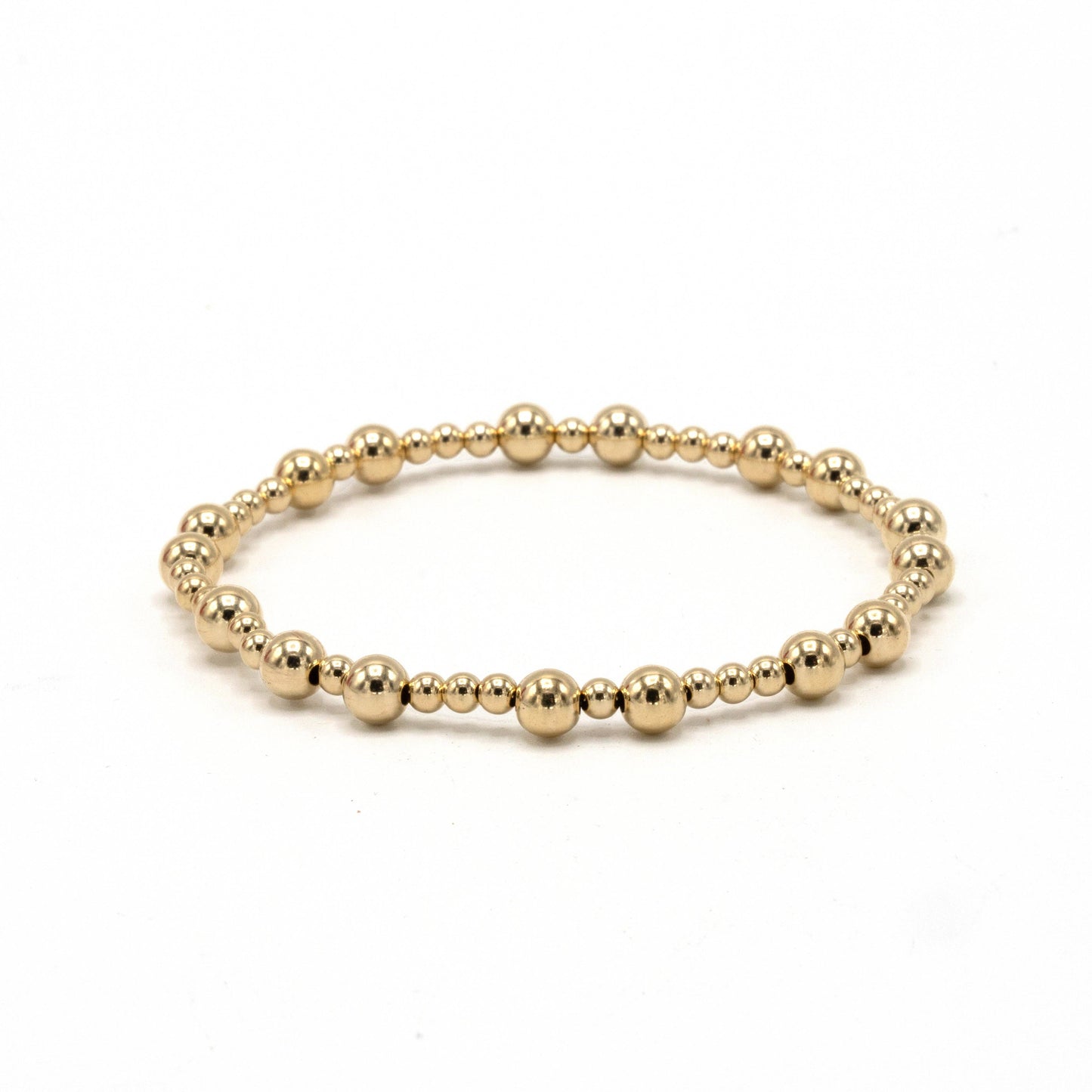 The Charleston Gold filled Beaded Bracelet-Erin Gray
