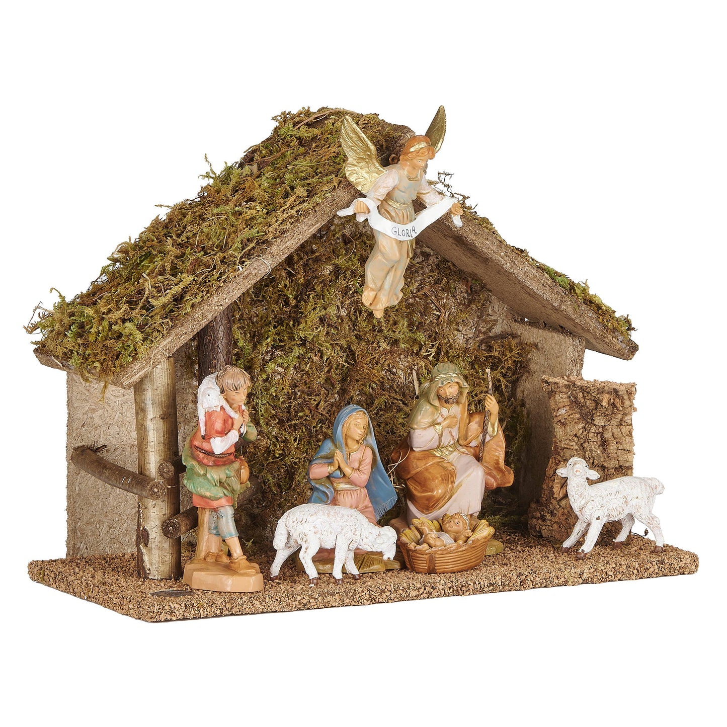 7-Figure Nativity w/ Set Italian Stable-Fontanini