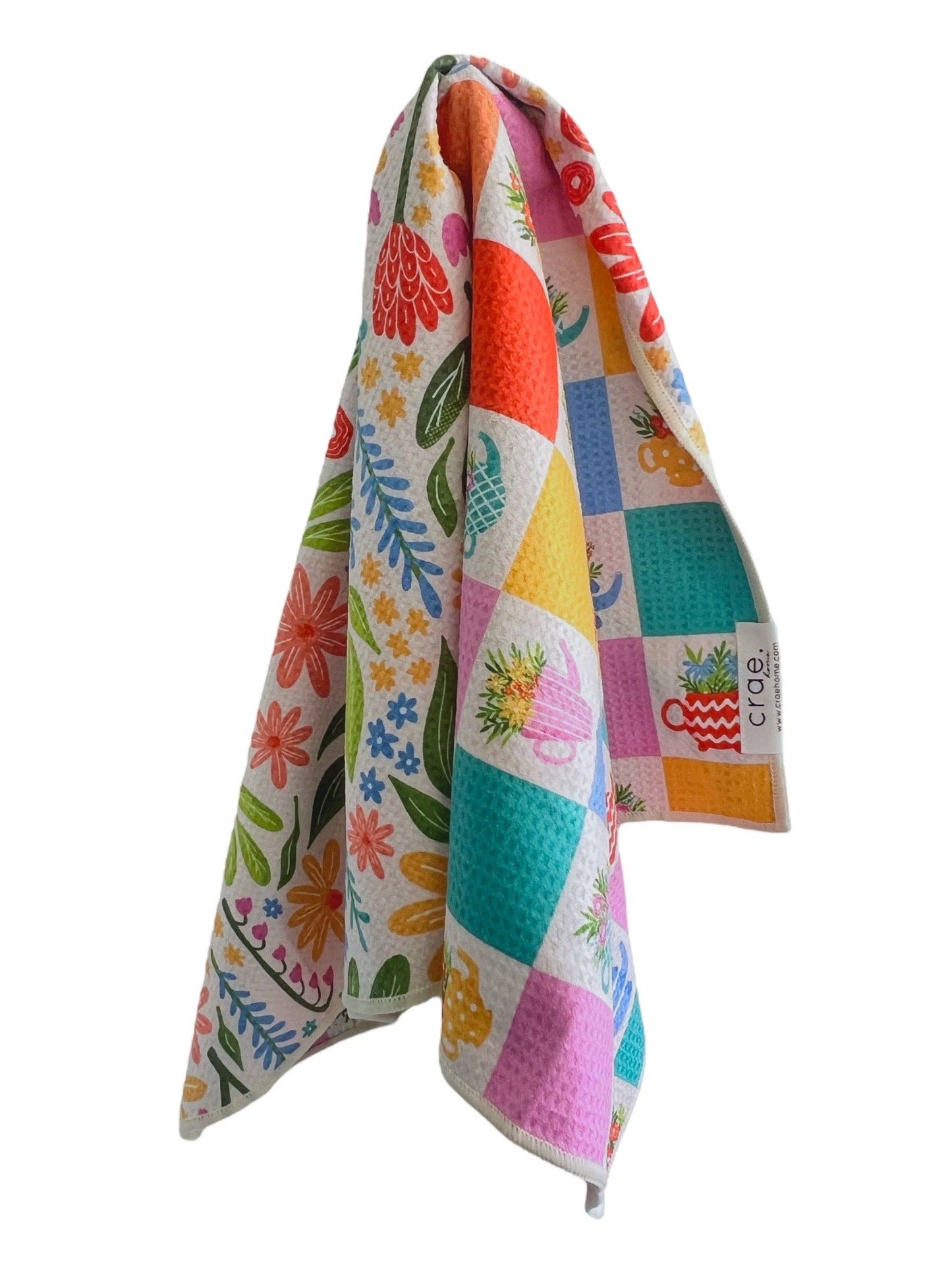 Hand Towel Tea Garden Reversible