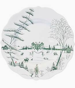 *County Estate Winter Frolic Dinner Plate -Juliska