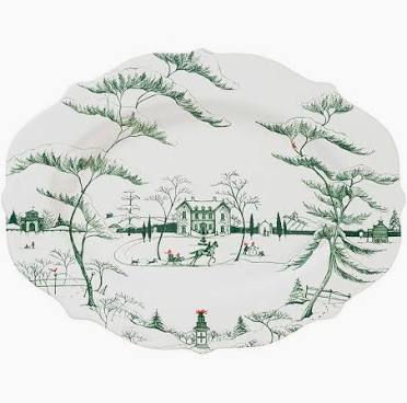 County Estate Winter Frolic Platter -Juliska