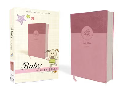 Pink Baby Gift Bible NIV Leathersoft