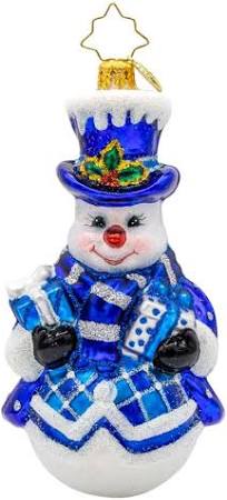 Gifts of Snow Cheer Ornament-Christopher Radko