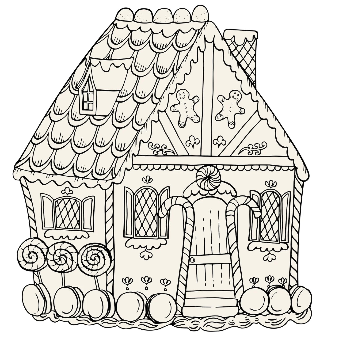 Coloring Gingerbread House Placemat-Hester & Cook