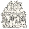 Coloring Gingerbread House Placemat-Hester & Cook