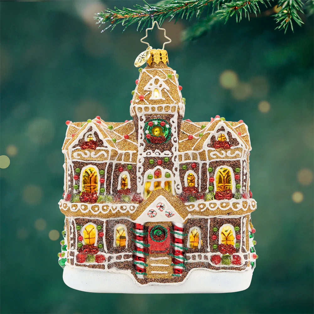 Gingerbread Manor Ornament-Christopher Radko