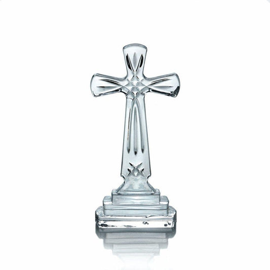 Glass Cross Rejoice