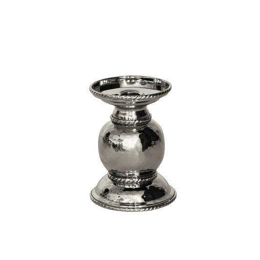 Graham 5" Stainless Steel Candle Holder-Juliska