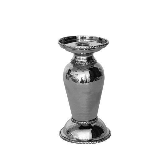 Graham 7" Stainless Steel Candle Holder-Juliska