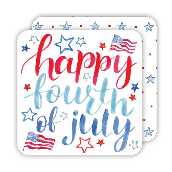 Happy Fourth of July Coasters