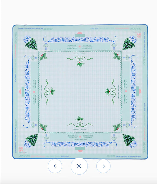 Holly Jolly Mahjong Mat-Oh My Mahjong