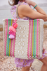 Iris Rain Citron Tote -  Medium