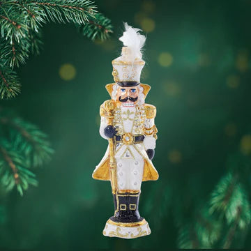 Ivory Elegance Nutcracker Ornament-Christopher Radko