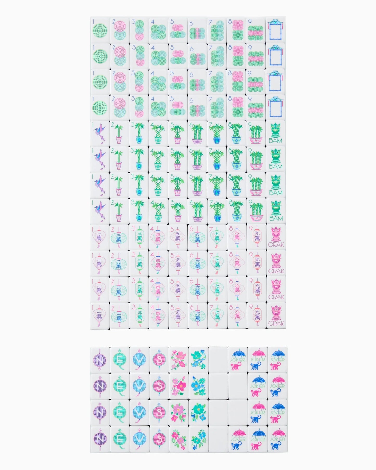 Jasmine Tile Set-Oh My Mahjong