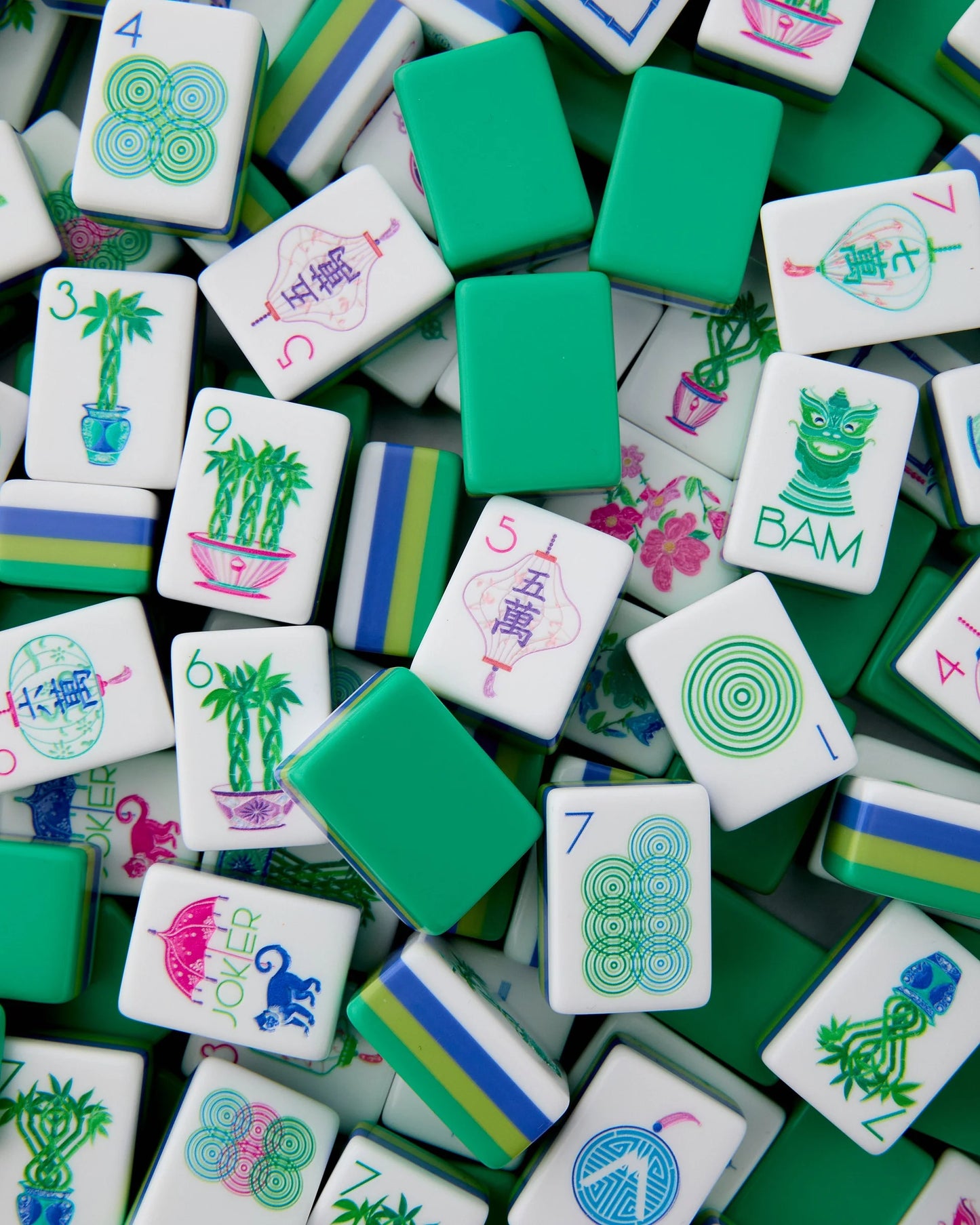 Jasmine Tile Set-Oh My Mahjong